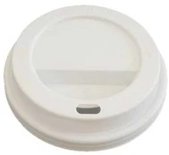 Multi Plastlåg Catersource Ø80 mm Høj Hvid til Kaffebæger,10 ps x 100 stk/krt