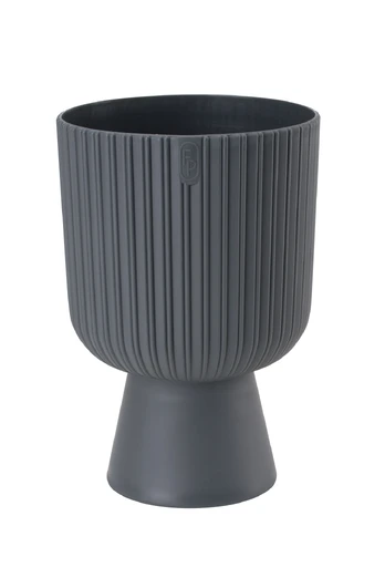 Vazonas Form Plastic KELI MIKA 5125-014, plastikinis, Ø 17.8 cm, antracito