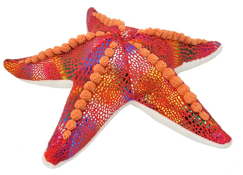 Pliušinis žaislas Wild Planet Starfish, raudonas, 7 cm