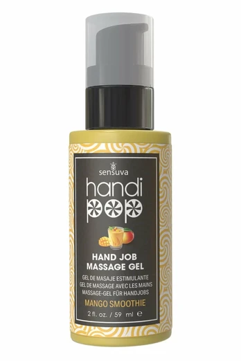 Sensuva HandiPop Edible Massage Gel Mango Smoothie 59ml - Vegan Formula