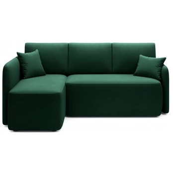 Kampinė sofa Hadson, žalia