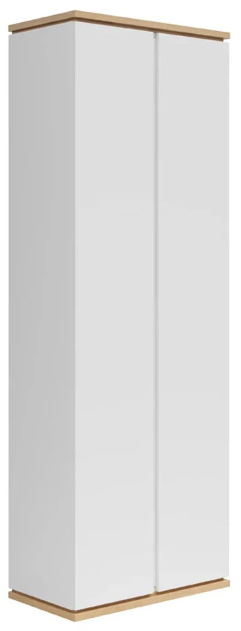 Spinta Yamael, balta/artisan oak, 38 cm x 70 cm x 200 cm