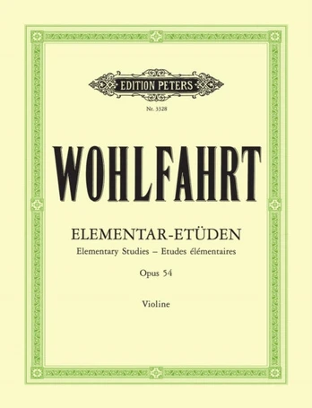 40 Elementary Studies Op. 54 for Violin