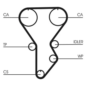 CONTI CT 790 Timing belt