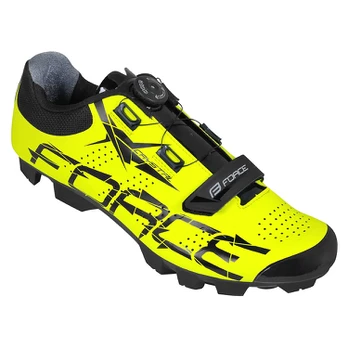 Batai FORCE MTB Crystal // dydis: 42, Clip-In, MTB (fluorescentinė)