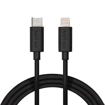 Veho USB-CT to Lightning Charge and Sync Cable (1m/3.3ft)