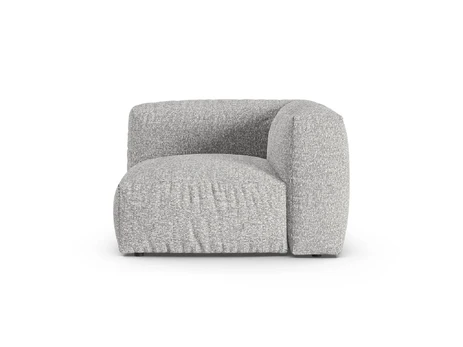 Modul Armless, "Martina", 1 Seat, 120x120x75, Silver