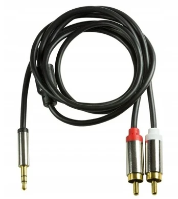 Typhoon minijack - cinch kabelis 1m paauksuotas