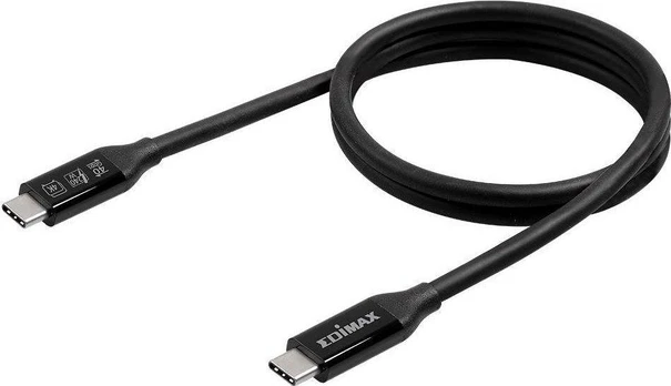 USB kabelis EdiMax USB-C - USB-C 0,5 m Juodas (UC4-005TB)