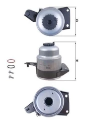 Kuro filtras KNECHT KL 829D kaina
