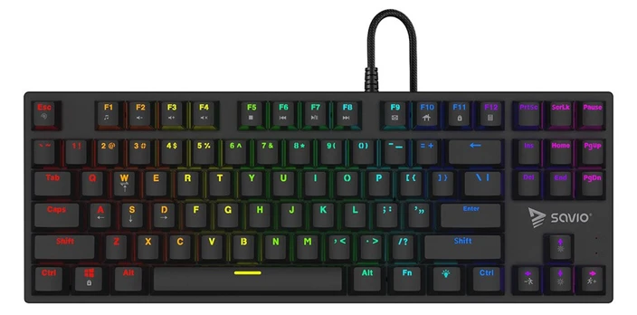 Keyboard Tempest X2 Outemu Blue, SAVIO