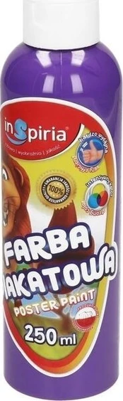 Plakatų dažai Inspiria 250ml, levandų spalvos