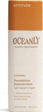 Attitude Attitude Oceanly, Light Coverage Foundation, Caramel, 12 g