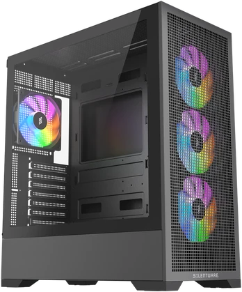 Silentware Core 100 A-RGB Juodas | PC-Gehäuse