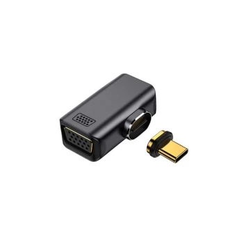 Extra Digital Magnetinis adapteris USB Type-C - VGA, 1080P, 60Hz