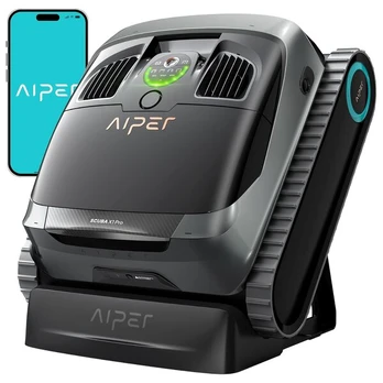 Belaidis baseino valymo robotas Aiper Scuba X1 Pro, pilkas