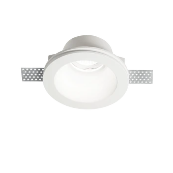 Ideal Lux Recessed lamp 1 light SAMBA ROUND, GU10, baltas