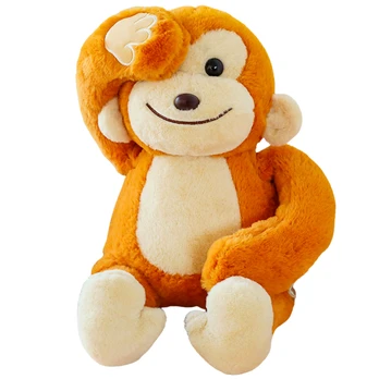 Pliušinis žaislas beždžionė 22118, oranžinis, 23 cm