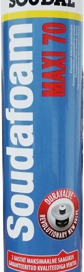 Montavimo putos SOUDAL SOUDAFOAM MAX, 870 ml ,