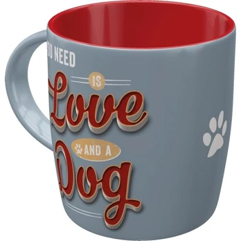 PUODELIAI »PfotenSchild - Love Dog«, Nostalgic-Art