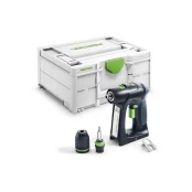 Akumuliatorinis gręžtuvas-suktuvas Festool C 18-Basic, 18 V, (be akum. ir krov.), (576434) kaina