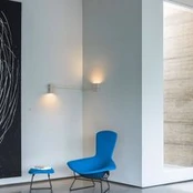 "Vibia Structural 2620" kampinis sieninis šviestuvas, šviesiai pilkas
