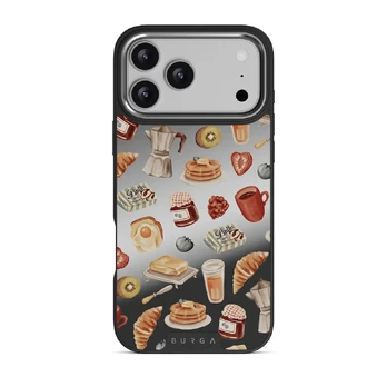 Sunny Side Up - iPhone 17 Pro Max Case, Elite Mirror Dark (MagSafe) / Silver