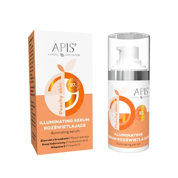 Švytėjimą suteikiantis serumas APIS PEACH SKIN, 15 ml