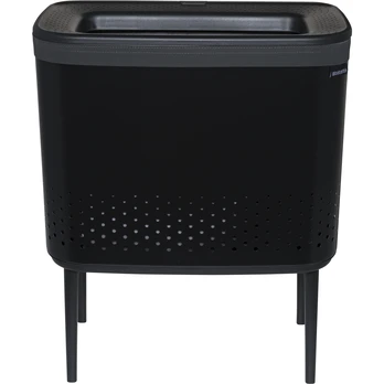 Skalbinių dėžė Brabantia Bo 60 L, juoda