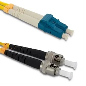 Qoltec Patchcord światłowodowy LC/UPC - ST/UPC | Singlemode | 9/125 | G652D | Duplex | 5m kaina