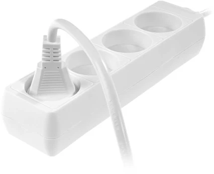 AW-Tools AWTOOLS NAMŲ pratęsimo kabelis Baltas BE ĮŽEMINIMO 4 - LIZDAI 1,5 m