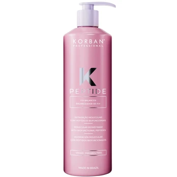 Korban K-Peptide 2 plaukų pH balanso atstatymo priemonė, 450 ml