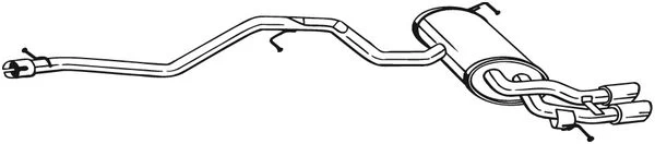 Galinis duslintuvas BOSAL 286-363
