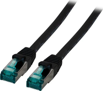 EFB EFB RJ45 Patchkabel S/FTP, Cat.6A, LSZH, 2m, Juodas