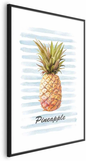 Artgeist Plakatas - Pineapple and Stripes