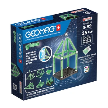 Magnetinis konstruktorius Geomag Glow 483034, plastikas/magnetas