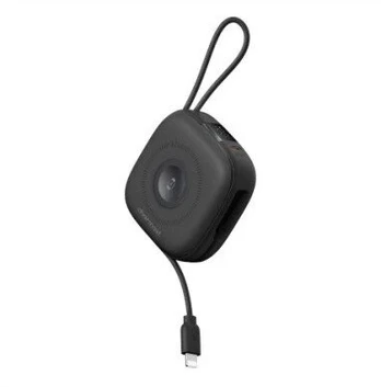 CHARMAST Nešiojamas akumuliatorius W1205 10000 mAh, juodas