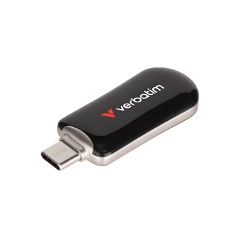 Pendrive Verbatim Plectra 64GB USB-C juoda/juodas 30224