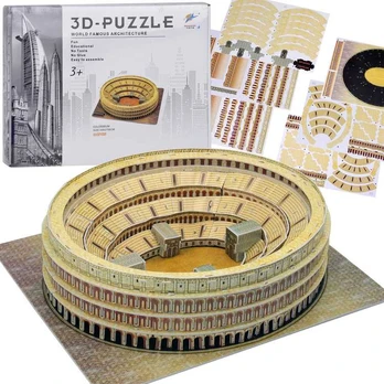 3D dėlionė Roman Colosseum, 84 d.