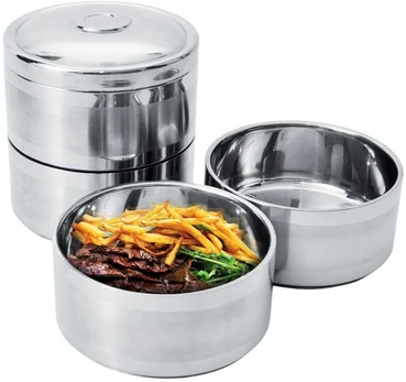 Nerūdijančio plieno maisto indas 4 x 1.1L