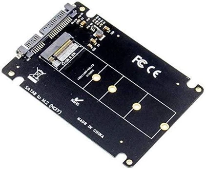 Šakotuvas MicroConnect adapteris 2.5 "SATA M.2 B Raktas SMD (MC- SSDSATACONV1)