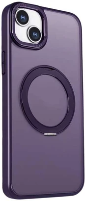 Dėklas TelForceone Mag Ring Rotating case for iPhone 13 6,1' violetinė