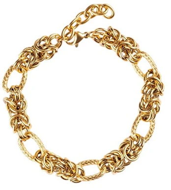 Marc Malone Charming auksinis-plated chain bracelet MCB250168G