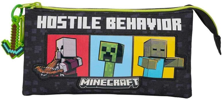 Cyp Brands Minecraf triple pencil case