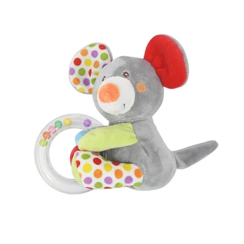 Pliušinis žaislas su barškučiu Lorelli Mouse