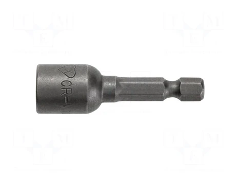 Screwdriver bit | 6-angles socket | HEX 8mm | Overall len: 48mm