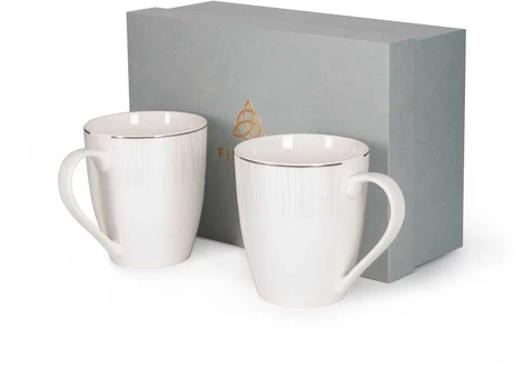 Fissman Porcelain mugs 360 ml / 2 pcs Nice