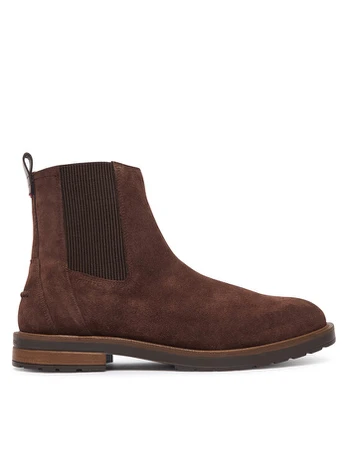 Tommy Hilfiger Aulinukai Cleated Hilifger Suede Boot FM0FM05961 Ruda