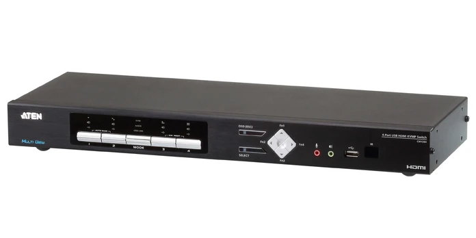 Aten | 4-Port USB 4K HDMI Multi-View KVMP Switch | CM1284 | USB | USB