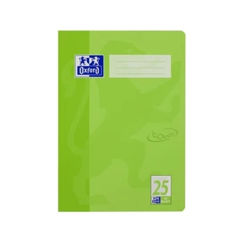 Oxford Touch Schulheft A4 16 Blatt liniert mit Rand L, grün